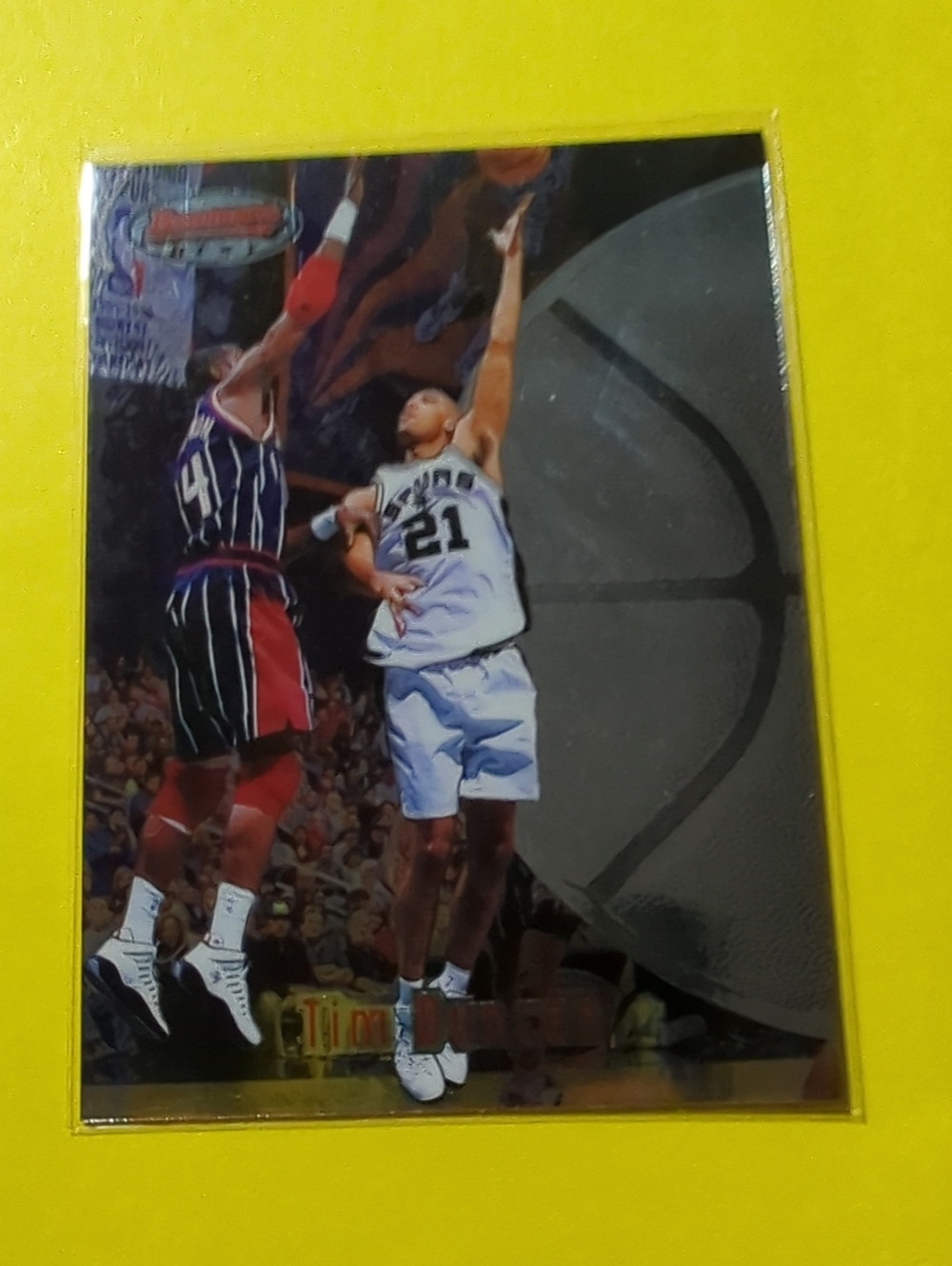 1997-98 Bowmans Best Tim Duncan RC #106 NM